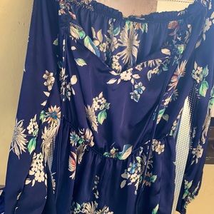 FN Silk Blue Romper
